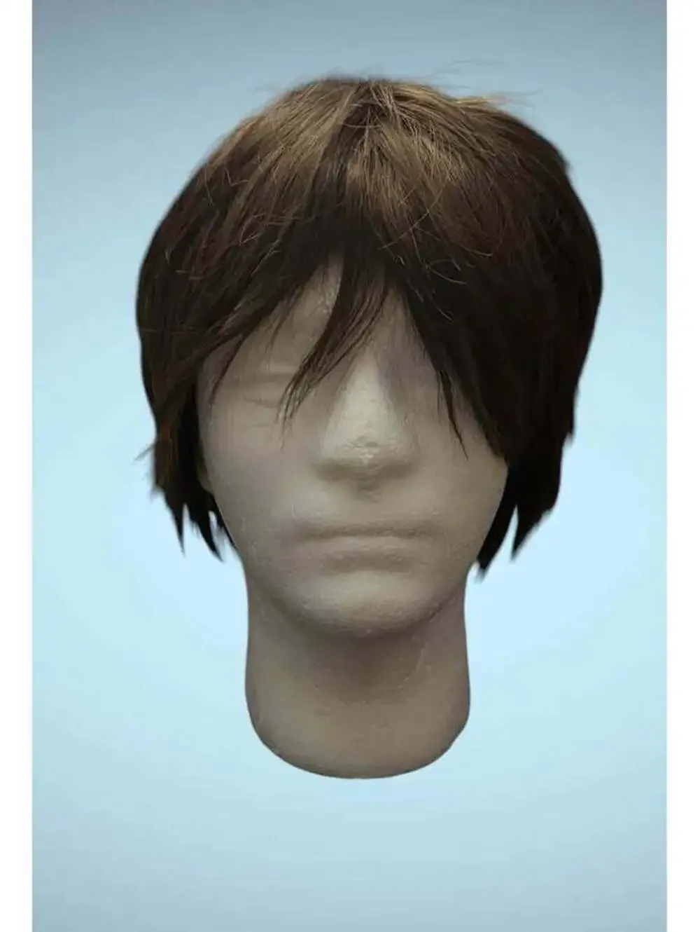Short Brown Synthetic Wig